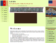 Tablet Screenshot of lafaba-dfw.org